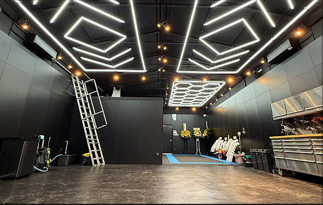 自社工場プライベートブース